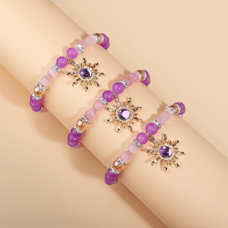 Korotho Spider Bracelet Spider Superhero Energy Stone Beaded Bracelet for Teen Girls Boys Man, Christmas Birthday Gifts Ideas Inspirational Charm Bracelets Jewelry for Son Daughter Friends - Image 4